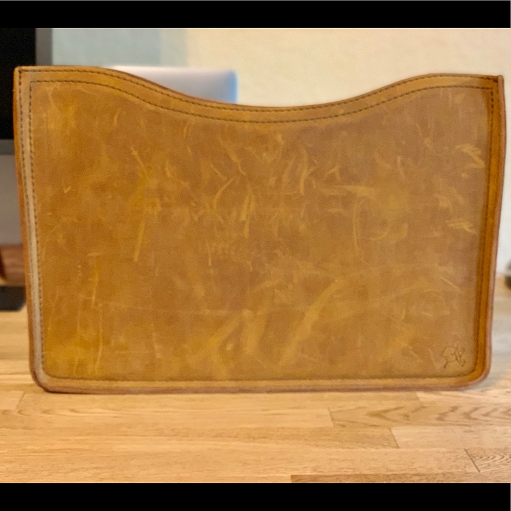 Tan Leather Laptop Sleeve - saddleback leather